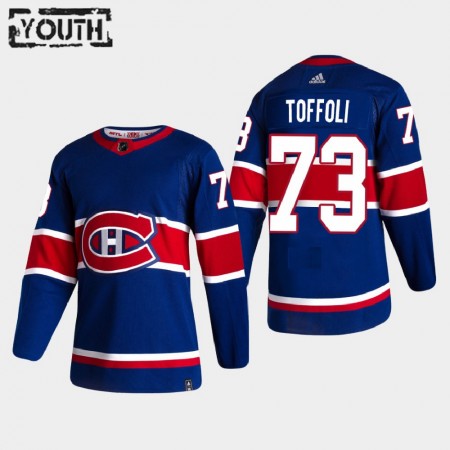 Kinder Eishockey Montreal Canadiens Trikot Tyler Toffoli 73 2020-21 Reverse Retro Authentic